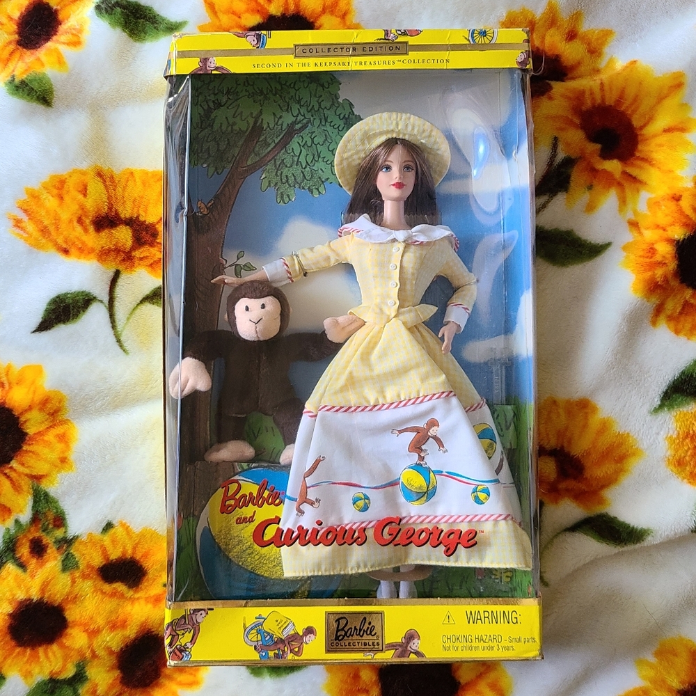 Barbie Mattel Curious George collectors edition